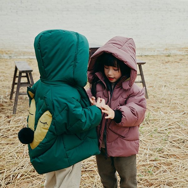 new medium and long children's thickened warm down jacket warm coat boys' and girls' down jacket, Blue;gray
new medium and long children's thickened warm down jacket warm coat boys' and girls' down jacket, Blue;gray