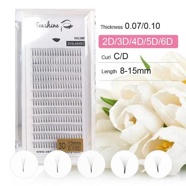seashine 2d-6d pre made volume fans lashes russian volume lash extension c&d curl faux mink eyelash extension
seashine 2d-6d pre made volume fans lashes russian volume lash extension c&d curl faux mink eyelash extension