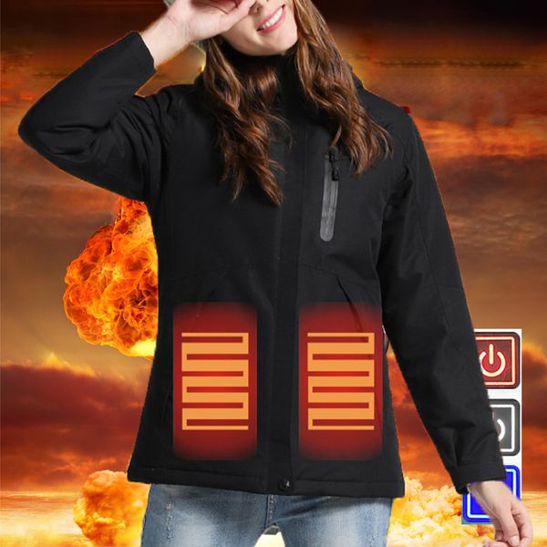winter warm hiking jackets men women smart thermostat hooded heated clothing male waterproof skiing hiking thermal fleece jacket, Blue;black
winter warm hiking jackets men women smart thermostat hooded heated clothing male waterproof skiing hiking thermal fleece jacket, Blue;black