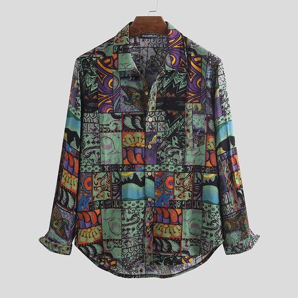 vintage men casual shirt printed long sleeve button lapel streetwear loose 2020 mens hawaiian shirts camisa, White;black
vintage men casual shirt printed long sleeve button lapel streetwear loose 2020 mens hawaiian shirts camisa, White;black