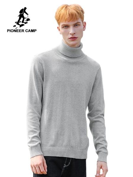 pioneer camp warm turtleneck sweater for winter men 100% cotton solid causal pullover man ams902371, White;black
pioneer camp warm turtleneck sweater for winter men 100% cotton solid causal pullover man ams902371, White;black