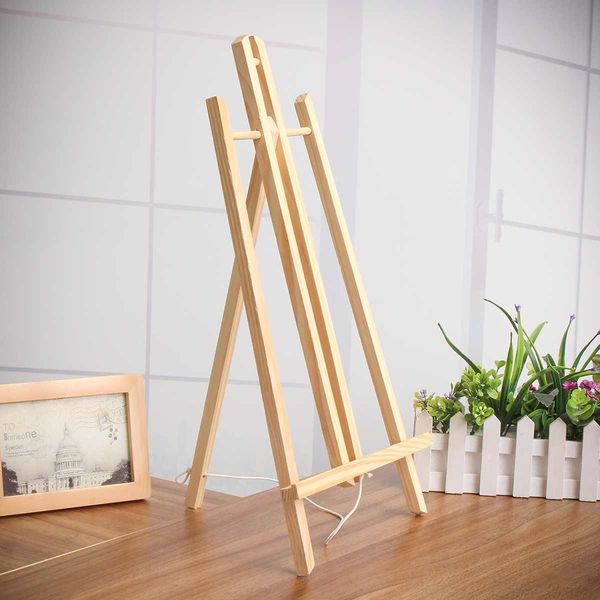 50cm Wood Easel Advertisement Exhibition Display Shelf Holder Studio Painting Wood Stand Party Decoration Art Supplies Y200428