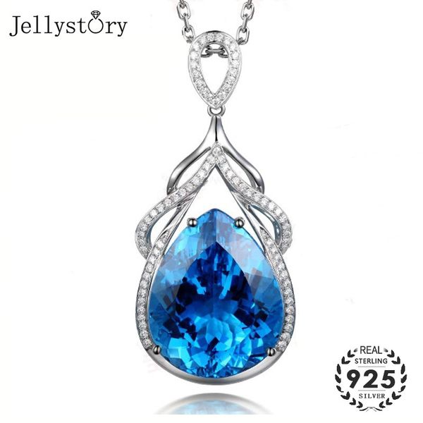 jellystory модные серебряные 925 ювелирные изделия кулон ожерелье с формой капли воды сапфир циркон драгоценный камень женщины подвески свад, Silver
jellystory модные серебряные 925 ювелирные изделия кулон ожерелье с формой капли воды сапфир циркон драгоценный камень женщины подвески свад, Silver