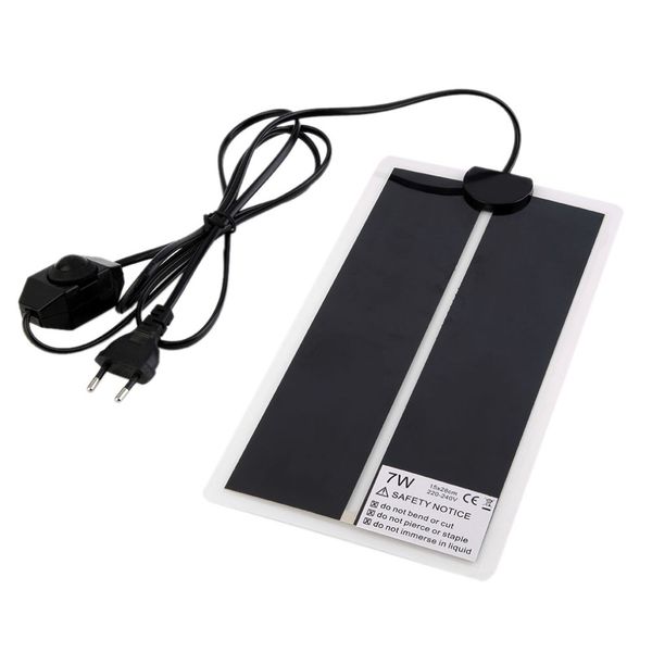 Popular heat mat 15x28cm 7w reptile brooder incubator pet heating pad brew eu plug Popular heat mat 15x28cm 7w reptile brooder incubator pet heating pad brew eu plug