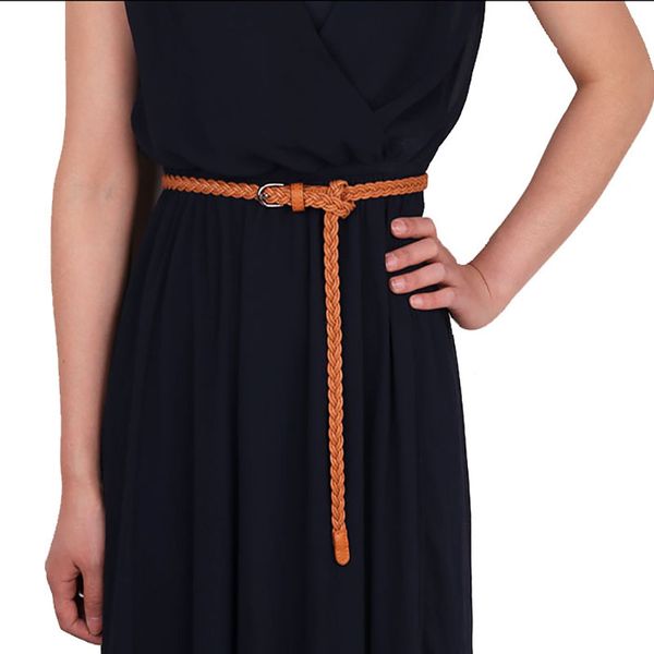 new women pu thin belts leather luxury alloy sliding bucke trousers jeans adjustable weave for ladies female waist belts, Black;brown
new women pu thin belts leather luxury alloy sliding bucke trousers jeans adjustable weave for ladies female waist belts, Black;brown