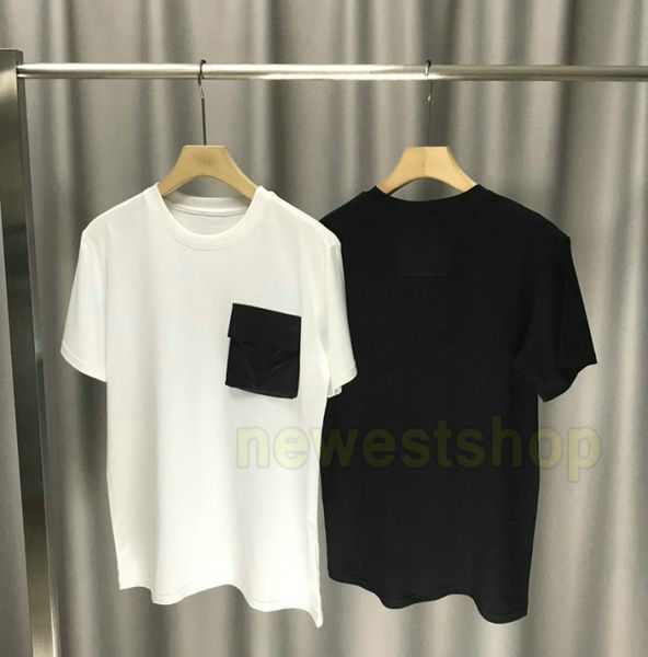 2020 new luxury europe mens color letter print t shirts fashion clothing tshirt pocket of t shirts designer t shirt casual tee, White;black
2020 new luxury europe mens color letter print t shirts fashion clothing tshirt pocket of t shirts designer t shirt casual tee, White;black