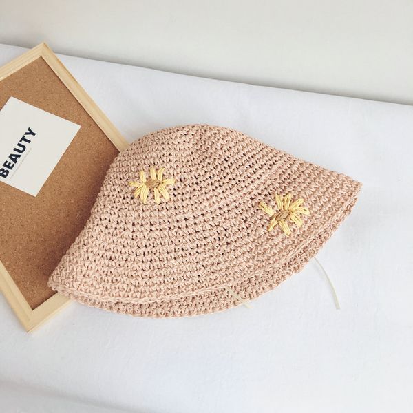 2020 the new style solid color flower handmade straw hat foldable sun hat outdoor travel for children boy and girl 10, Blue;gray
2020 the new style solid color flower handmade straw hat foldable sun hat outdoor travel for children boy and girl 10, Blue;gray