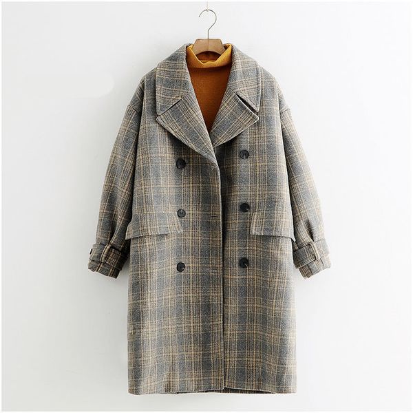 nueva chaqueta de abrigo de lana a cuadros miss han edition invierno minimalista alta calidad y abrigo secciones, Black
nueva chaqueta de abrigo de lana a cuadros miss han edition invierno minimalista alta calidad y abrigo secciones, Black
