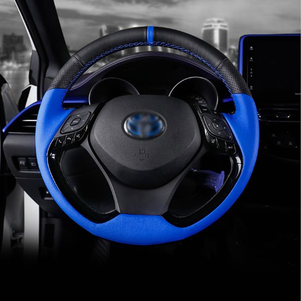 for c-hr 2018 deluxe edition interior steering wheel cover modification first layer of hand-sewn leather steering wheel
for c-hr 2018 deluxe edition interior steering wheel cover modification first layer of hand-sewn leather steering wheel