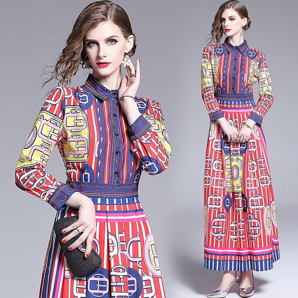 luxury retro elegant floral print dress women long sleeve spring autumn runway large sizes party prom draped ladies dresses, Black;gray
luxury retro elegant floral print dress women long sleeve spring autumn runway large sizes party prom draped ladies dresses, Black;gray