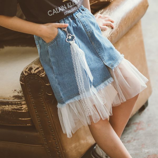 summer girls denim skirts fashion ripped jeans irregular mesh patchwork midi skirts 5 6 7 8 10 11 14 years tutu skirt for girl, Red;yellow
summer girls denim skirts fashion ripped jeans irregular mesh patchwork midi skirts 5 6 7 8 10 11 14 years tutu skirt for girl, Red;yellow