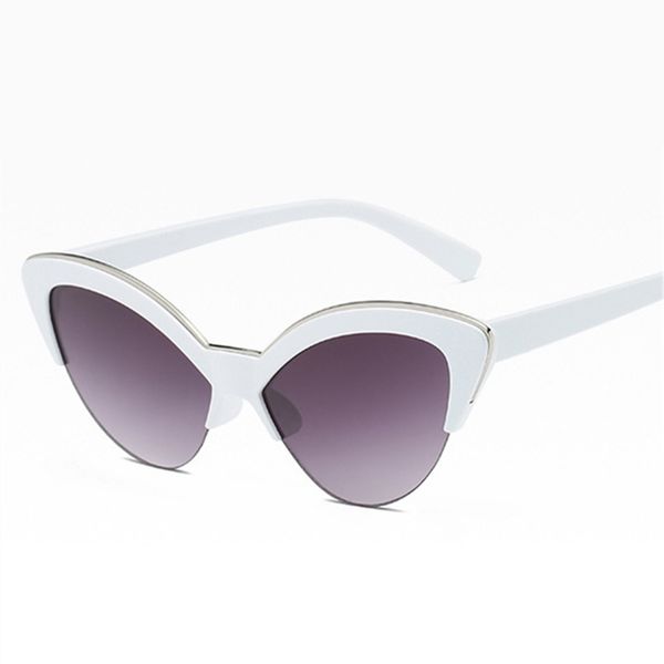 xojox half frame cat eye sunglasses women fashion brand disegner vintage sun glasses yellow glasses ladies cateye eyewear uv400, White;black
xojox half frame cat eye sunglasses women fashion brand disegner vintage sun glasses yellow glasses ladies cateye eyewear uv400, White;black
