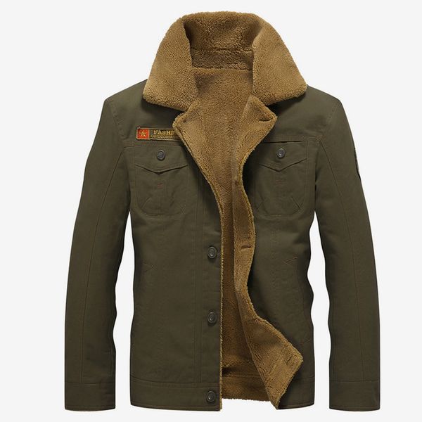 men's jackets thicken turn down collar jacket solid black long sleeve single breast man cargo clothing 2021 autumn winter male outerwea, Black;brown
men's jackets thicken turn down collar jacket solid black long sleeve single breast man cargo clothing 2021 autumn winter male outerwea, Black;brown
