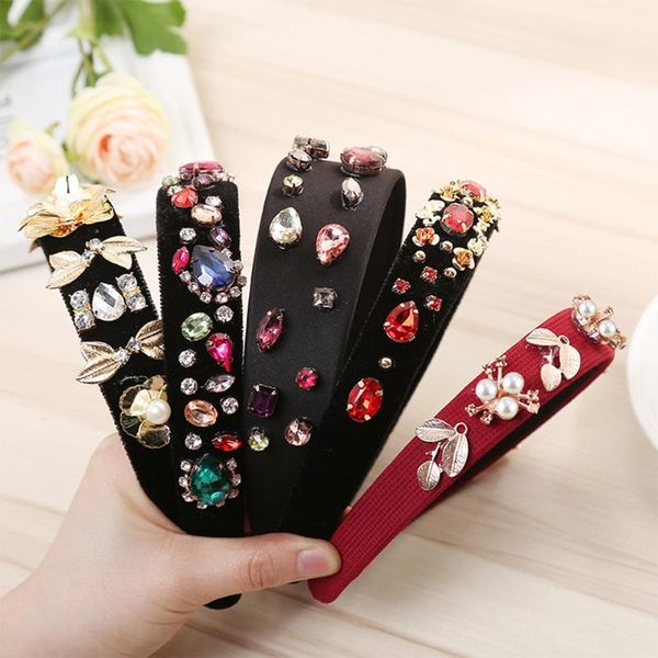 hair accessories floral jeweled pearl hairband for women girls crystal rhinestone bezel elegant velvet satin headband
hair accessories floral jeweled pearl hairband for women girls crystal rhinestone bezel elegant velvet satin headband