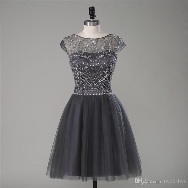 sparkle crystal beaded short cocktail dresses gray homecoming dress double shiny mini prom gowns, Red
sparkle crystal beaded short cocktail dresses gray homecoming dress double shiny mini prom gowns, Red