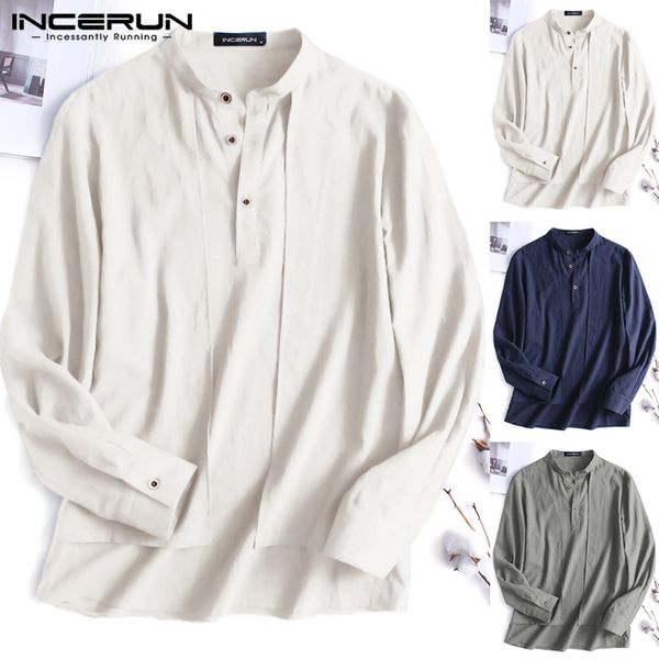 2019 casual social shirt dress men shirt long sleeve stand collar man clothing camisa masculina big 5xl chemise blouse tee, White;black
2019 casual social shirt dress men shirt long sleeve stand collar man clothing camisa masculina big 5xl chemise blouse tee, White;black