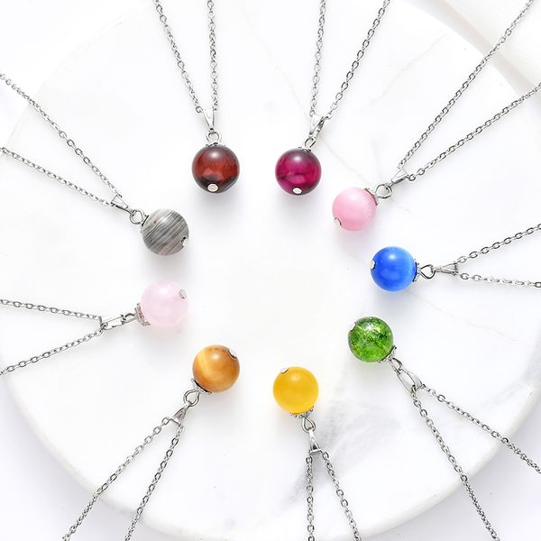 women stainless steel o link chain thin chain white, red, pink, green natural crystal stone jewelry making wholesale necklace, Silver
women stainless steel o link chain thin chain white, red, pink, green natural crystal stone jewelry making wholesale necklace, Silver