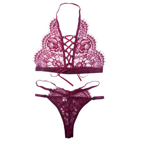 2pcs transparent women bra set lace lingerie set erotic flowers wine red seamless underwear brief set, Black;white
2pcs transparent women bra set lace lingerie set erotic flowers wine red seamless underwear brief set, Black;white