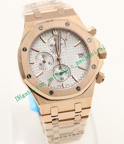 luxury watch men quartz rose gold stainless steel white dial ref chronograph satch men watches, Slivery;brown
luxury watch men quartz rose gold stainless steel white dial ref chronograph satch men watches, Slivery;brown