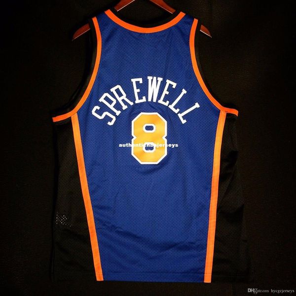 100% stitched #8 latrell sprewell sewn blue jersey mens vest size xs-6xl stitched basketball jerseys ncaa, Black;blue
100% stitched #8 latrell sprewell sewn blue jersey mens vest size xs-6xl stitched basketball jerseys ncaa, Black;blue