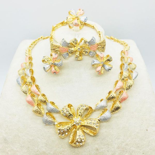 bridal gift nigeria wedding african pearl jewelry set brand women fashion dubai gold jewelry set wholesale design, Silver
bridal gift nigeria wedding african pearl jewelry set brand women fashion dubai gold jewelry set wholesale design, Silver