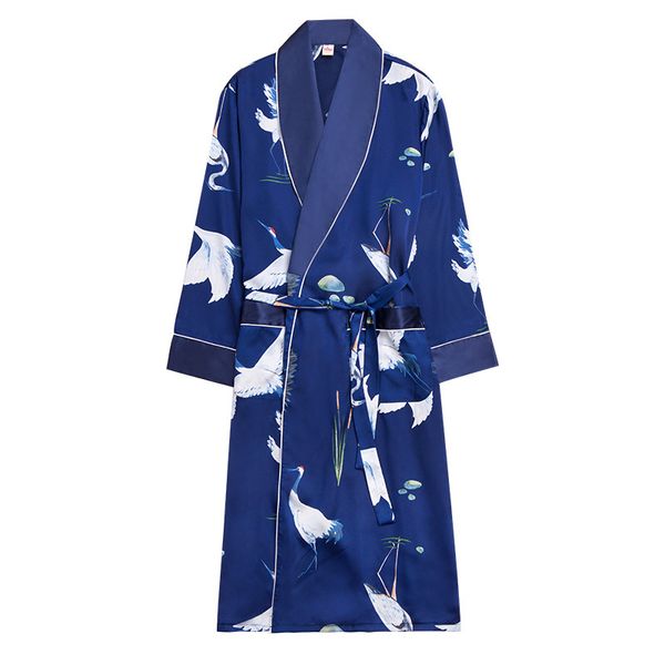 bathrobe men autumn long sleeve robe male bathrobes silk men's long sleepwear home service sleep & lounge bath robe, Black;brown
bathrobe men autumn long sleeve robe male bathrobes silk men's long sleepwear home service sleep & lounge bath robe, Black;brown