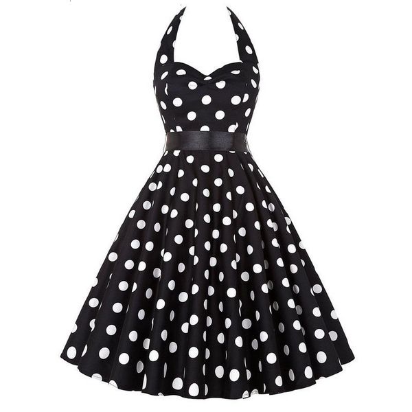 summer dress plus size women clothing plus size polka dot women vintage swing halter belt 50s 60s rockabilly prom party dresses feminino, Black;gray
summer dress plus size women clothing plus size polka dot women vintage swing halter belt 50s 60s rockabilly prom party dresses feminino, Black;gray