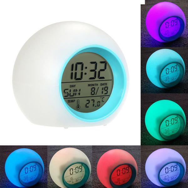 deskclock led 7 color digital alarm clock reloj despertador 12/24 hour snooze sleep function temperature timer led display
deskclock led 7 color digital alarm clock reloj despertador 12/24 hour snooze sleep function temperature timer led display