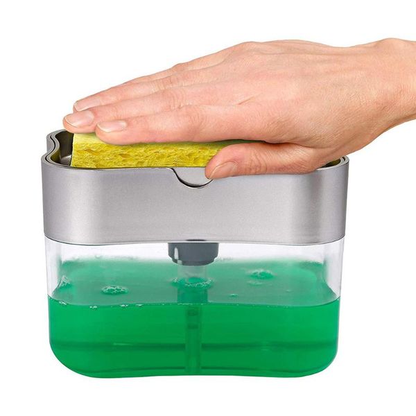 soap pump dispenser with sponge holder cleaning liquid dispenser container manual press soap organizer kitchen cleaner tools
soap pump dispenser with sponge holder cleaning liquid dispenser container manual press soap organizer kitchen cleaner tools