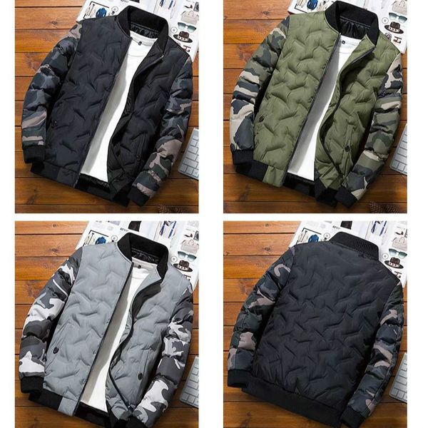 mens winter jacket down mens fashion camouflage baseball uniform men's tide card warm coat designer panelled outdoor parkas 2020 new ho, Black;brown
mens winter jacket down mens fashion camouflage baseball uniform men's tide card warm coat designer panelled outdoor parkas 2020 new ho, Black;brown
