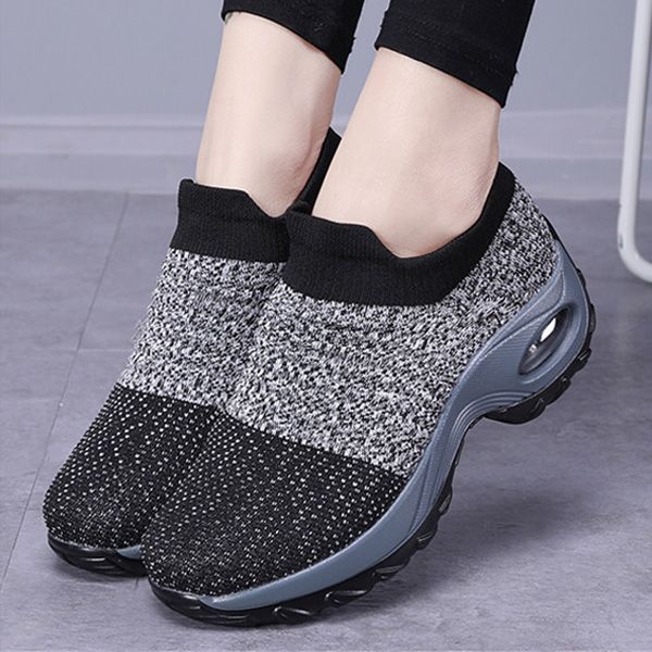 newly women slip on mesh walking shoes air cushion comfortable platform working sneakers s66
newly women slip on mesh walking shoes air cushion comfortable platform working sneakers s66