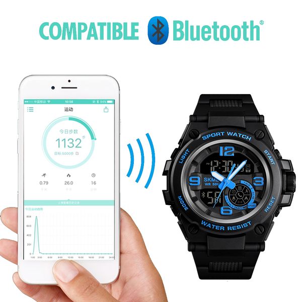 skmei sport bluetooth digital wristwatches fashion smart watch men pedometer calorie remote camera watches relogio 1517, Slivery;brown
skmei sport bluetooth digital wristwatches fashion smart watch men pedometer calorie remote camera watches relogio 1517, Slivery;brown
