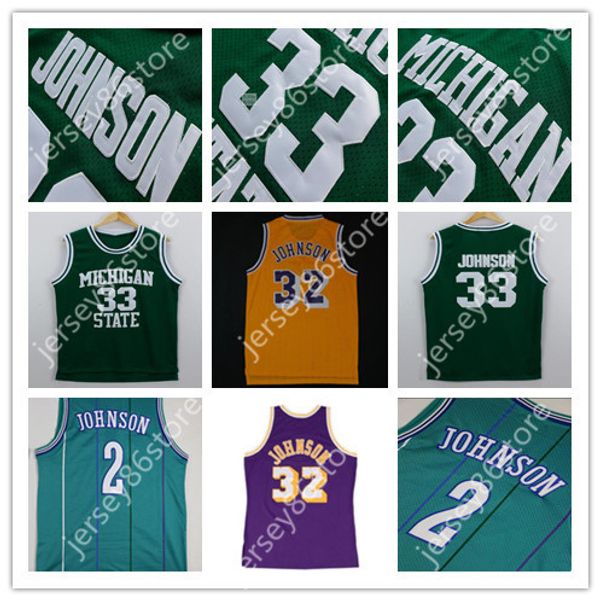 NCAA Michigan State Spartans #33 Earvin Johnson Green White College Basketball Jersey
NCAA Michigan State Spartans #33 Earvin Johnson Green White College Basketball Jersey