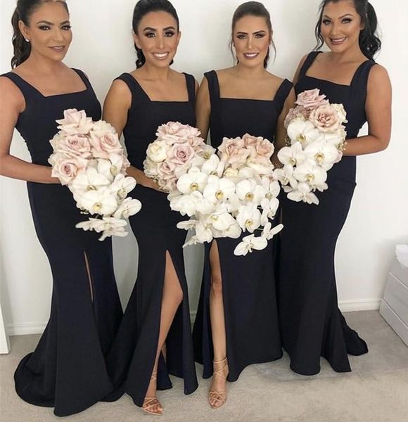saudi arabic square neck side split bridesmaid dresses simple sleeveless mermaid maid of honor dresses robes de demoiselle d'honneur, White;pink
saudi arabic square neck side split bridesmaid dresses simple sleeveless mermaid maid of honor dresses robes de demoiselle d'honneur, White;pink