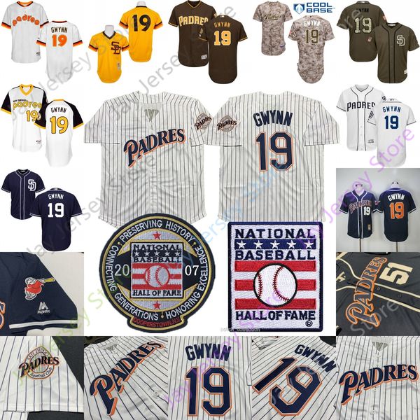 Tony Gwynn Jersey San Diego 2007 Hall Of Fame Padres Cooperstowm Coffee White Pinstripe Pullover White Blue Home Away
Tony Gwynn Jersey San Diego 2007 Hall Of Fame Padres Cooperstowm Coffee White Pinstripe Pullover White Blue Home Away