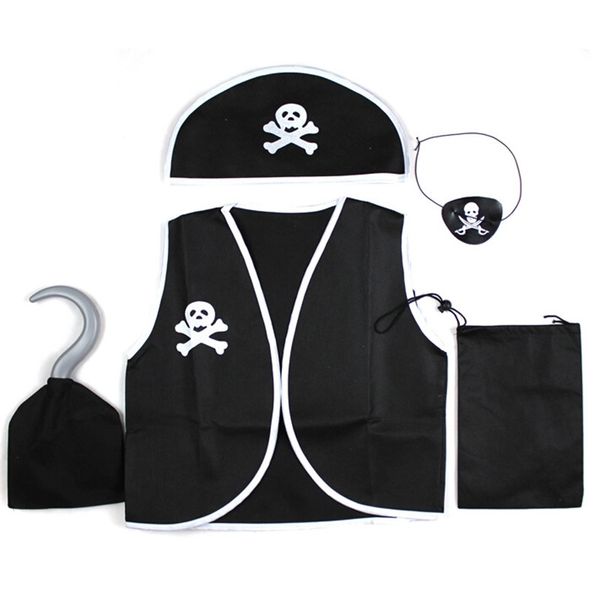 children kid favourite classic boys pirate costumes/cosplay costumes for boys/halloween cosplaycostume, Black;red
children kid favourite classic boys pirate costumes/cosplay costumes for boys/halloween cosplaycostume, Black;red