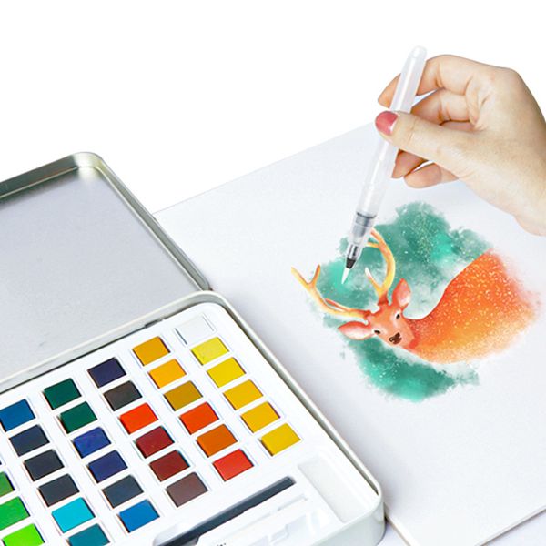 transparent solid watercolor set beginner sketch watercolor paint 36/48 color iron box art supplies art supplies
transparent solid watercolor set beginner sketch watercolor paint 36/48 color iron box art supplies art supplies