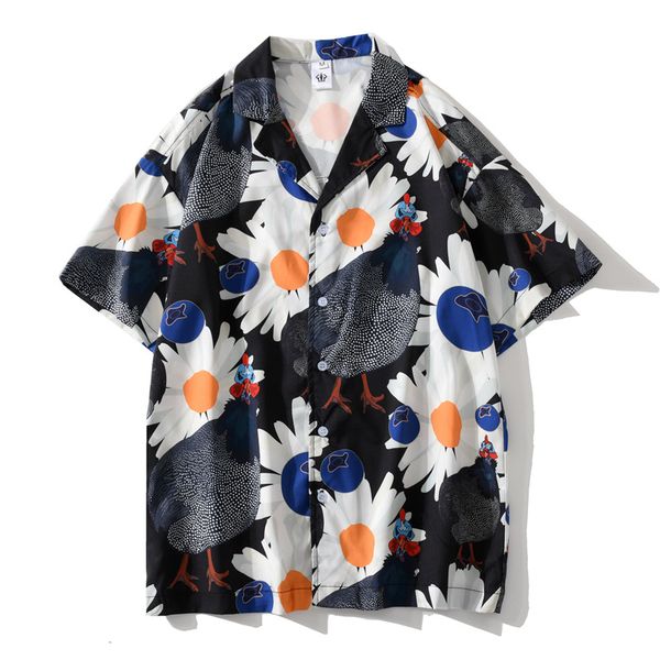 men men shirts short sleeves hawaiian shirt male loose the beach on vacation broken beautiful couple short sleeve shirt, White;black
men men shirts short sleeves hawaiian shirt male loose the beach on vacation broken beautiful couple short sleeve shirt, White;black