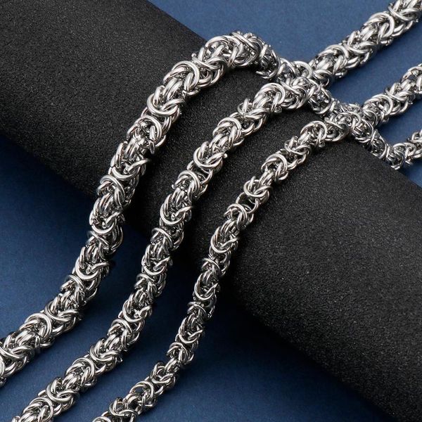 mens necklaces 6/7/8mm wide 65/70cm long braided keel chain necklace men women polished stainless steel handmade male jewelry, Silver
mens necklaces 6/7/8mm wide 65/70cm long braided keel chain necklace men women polished stainless steel handmade male jewelry, Silver