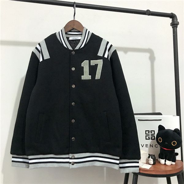 19aw luxurious brands design given flocking 17 baseball sweaters pullovers hoodies men women streetwear sweatshirt outdoor jackets, Blue;black
19aw luxurious brands design given flocking 17 baseball sweaters pullovers hoodies men women streetwear sweatshirt outdoor jackets, Blue;black