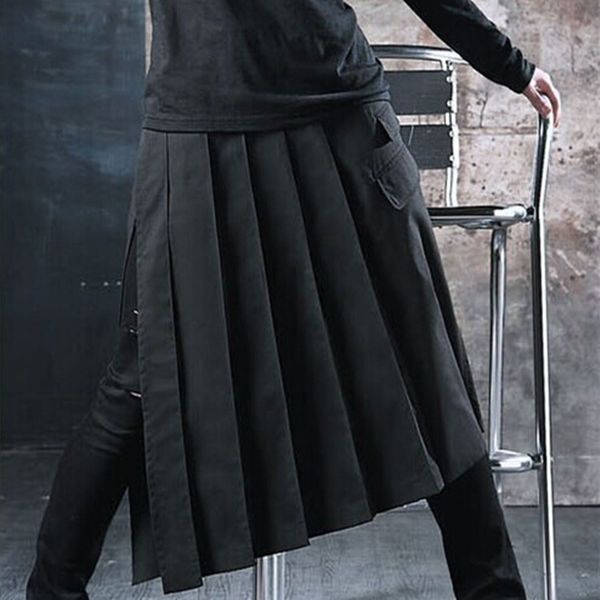 stage performance skirt casual pants fashion men's skirts wild pants hip hop men streetwear ropa de hombre 2018 hip hop, Black
stage performance skirt casual pants fashion men's skirts wild pants hip hop men streetwear ropa de hombre 2018 hip hop, Black