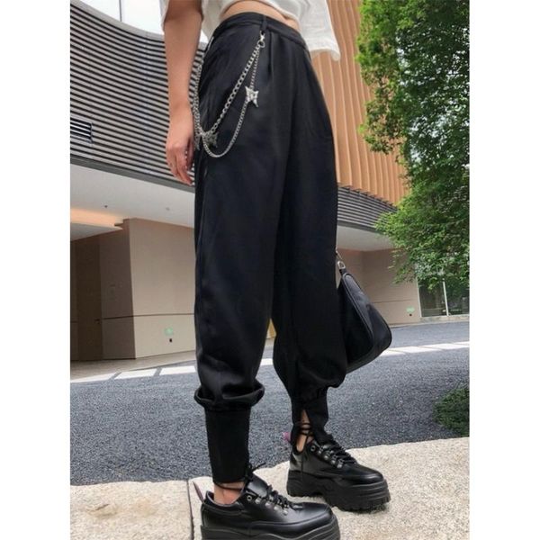 jasmine 2020 summer new style drape legged casual trousers loose show thin harlem pants students' versatile pant, Black;white
jasmine 2020 summer new style drape legged casual trousers loose show thin harlem pants students' versatile pant, Black;white