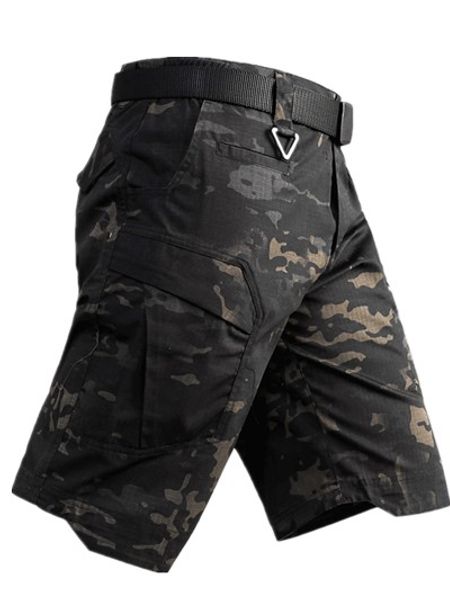 men tourism hiking shorts quick dry large multi pocket loose outdoor climbing training tactical camouflage cargo short trousers, Brown;gray
men tourism hiking shorts quick dry large multi pocket loose outdoor climbing training tactical camouflage cargo short trousers, Brown;gray