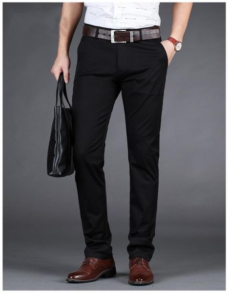 new crocodile slim fit homme pants stretch trousers men's business classic casual clothes formal fashion long pant, Black
new crocodile slim fit homme pants stretch trousers men's business classic casual clothes formal fashion long pant, Black