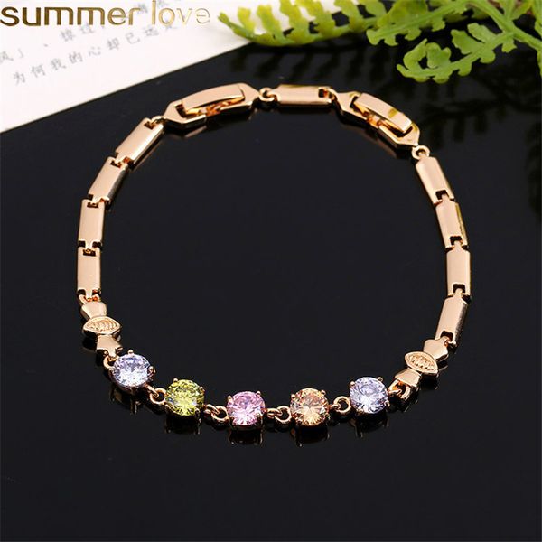 latest design multi-color cubic zircon bracelet new trendy gold color chain bracelet for ladies women jewelry gifts high quality, Golden;silver
latest design multi-color cubic zircon bracelet new trendy gold color chain bracelet for ladies women jewelry gifts high quality, Golden;silver