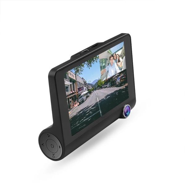 4'' three lens car dvr fhd 1080p video recorder with parking rearview mirror camera g sensors night visor camcorder dash camera
4'' three lens car dvr fhd 1080p video recorder with parking rearview mirror camera g sensors night visor camcorder dash camera