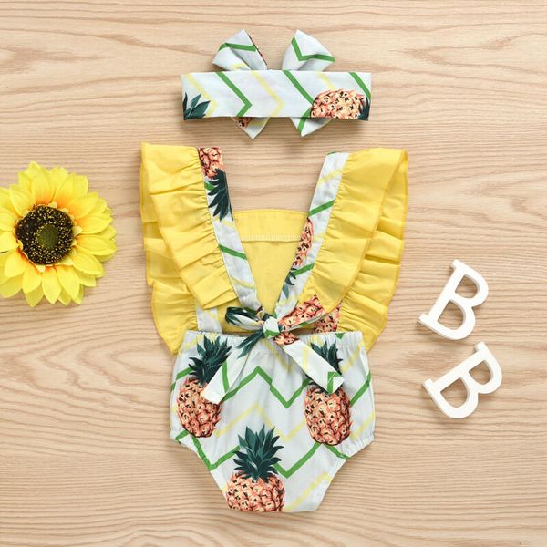 2020 toddler infant baby girls bodysuit summer ruffle yellow pineapple backless clothes headwear sleeveless clothing outfit, Blue
2020 toddler infant baby girls bodysuit summer ruffle yellow pineapple backless clothes headwear sleeveless clothing outfit, Blue