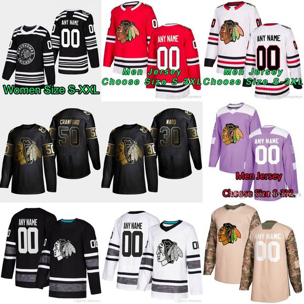 30 Cam Ward 2019 Golden Edition Chicago Blackhawks 34 Kevin Lankinen 50 Corey Crawford Artem Anisimov Drake Caggiula Hockey Jersey 
30 Cam Ward 2019 Golden Edition Chicago Blackhawks 34 Kevin Lankinen 50 Corey Crawford Artem Anisimov Drake Caggiula Hockey Jersey