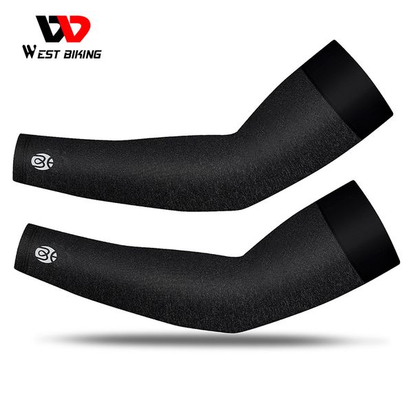 west biking ice fabric arm sleeves uv protection summer sport running cycling driving sunscreen bands outdoor fitness arm warmer, Black
west biking ice fabric arm sleeves uv protection summer sport running cycling driving sunscreen bands outdoor fitness arm warmer, Black