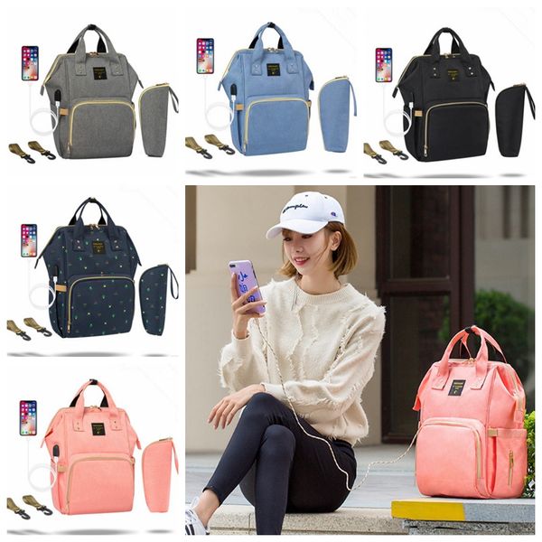 baby diaper bag large capacity nappy bags kits with usb interface mummy maternity travel backpack fashion nursing handbag 5 colors dhw2999
baby diaper bag large capacity nappy bags kits with usb interface mummy maternity travel backpack fashion nursing handbag 5 colors dhw2999